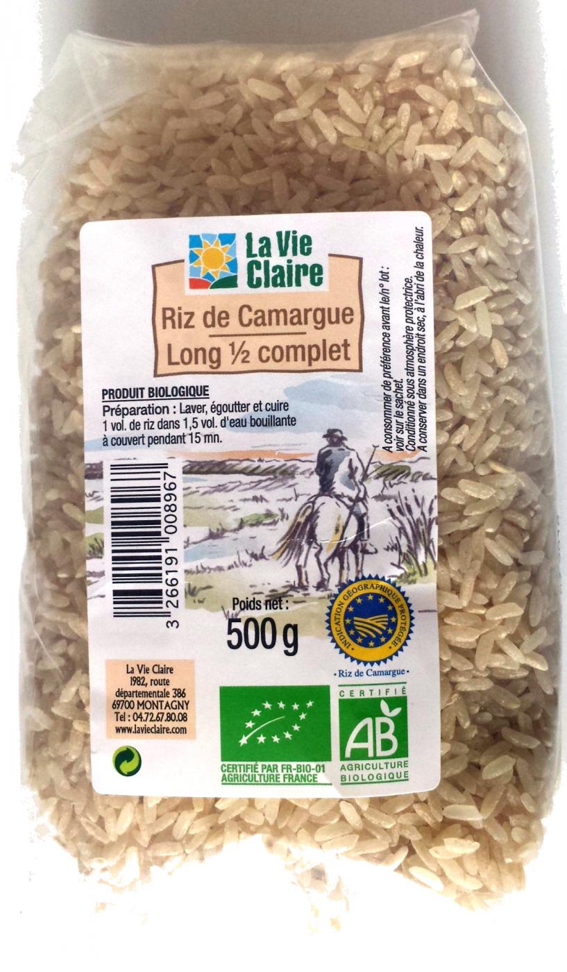 Riz lg complet camargue 500g